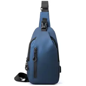Bolso Pecho Canguro Cremallera Broche Az