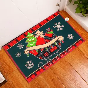 Tapete Navideño Antideslizante 612509