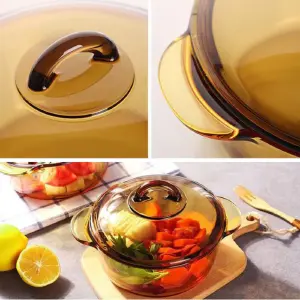 Olla Con Tapa En Vidrio Templado Vitro