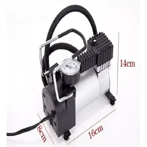 Compresor De Aire Para Llantas 12v Gris