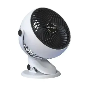 Mini Ventilador Portátil Clip Negro