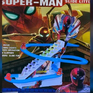 Pista Tobogán Y Escalera Spiderman