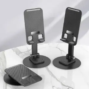 SOPORTE CELULAR PASTA Y BASE METAL 360º