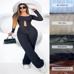 Conjunto blusa pantalón SET IBIZA MANGA