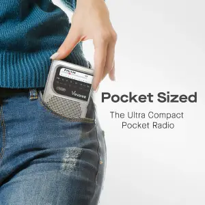 Mini Radio De Bolsillo Portatil Am/fm 2