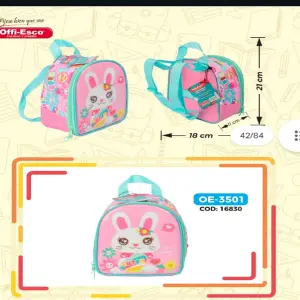 KIT ESCOLAR MALETA LONCHERA CARTUCHERA
