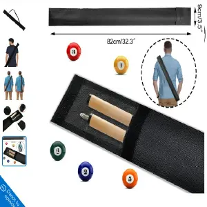 Estuche para taco de billar en lona: Protección y estilo para tu equipo - 🥢 Estuche para taco de billar en lona