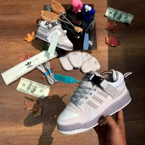 zapatillas adidas bad bunny forum grises