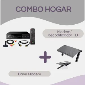 Combo Decodificador TDT+Base Modem