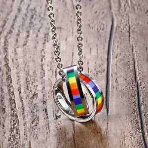 Collar Acero Inoxidable, Lgbt Pride