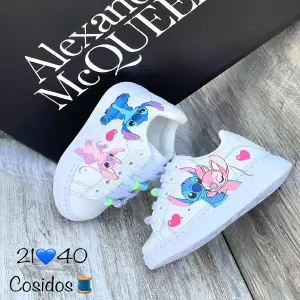 Tenis Infantiles Stitch y Angela: ¡Un Toque Mágico para Pequeños Pies! - Tenis infantiles Stitch y Angela