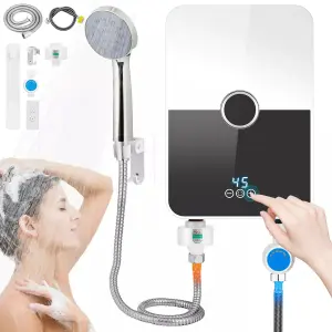 Calentador Portátil de Agua para Ducha: ¡Disfruta de una Ducha Caliente en Cualquier Lugar! - Calentador portatil de Agua Ducha