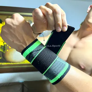 Muñequera Licrada con Banda Ajustable
