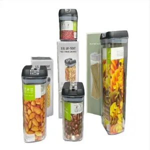 Set De Contenedor De Alimentos X4 Cocina