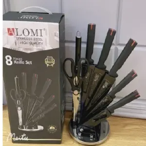 Set De Cuchillos Profesional Con Base