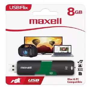 Memoria USB Maxell Flix 8GB 2.0 verde ⚡