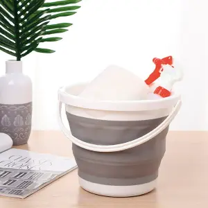 Balde Plegable de 10 Litros: ¡Tu Solución para el Almacenamiento y la Limpieza! - Balde plegable 10 litros