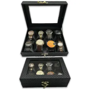 ORGANIZADOR DE RELOJES ESTUCHE 8 PUESTOS
