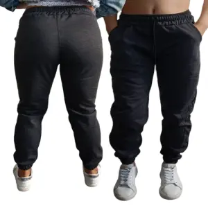 JOGGER DAMA GRIS OSCURO