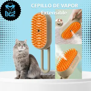 Cepillo de Vapor Extensible para Mascotas: ¡Limpieza Profunda y Cuidado Suave! - Cepillo Mascotas Vapor Extensible