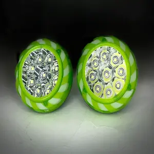 par exploradoras 9 led rgb redondas