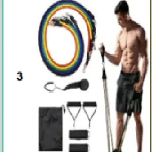BANDAS TUBULARES PARA GYM 11 PIEZAS