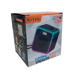 PARLANTE PORTATIL EN CUBO LUCES LED