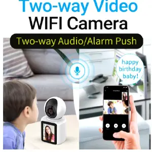 Cámara seguridad videollamada robótica
