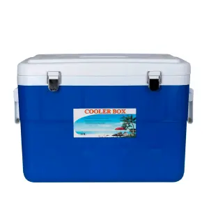 Nevera cava 45 litros plástica azul