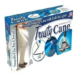 Baston Trusty Cane Plegable Con Linterna