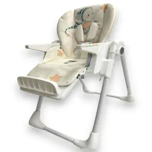 Silla Comedor Doble Bandeja Con Ruedas
