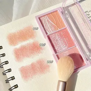 Paleta de rubor + iluminador bar2424