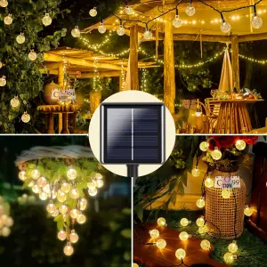 Instalación Solar Luces De Hada Bola