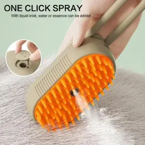 Cepillo Humidificador VaporMascota 3en1