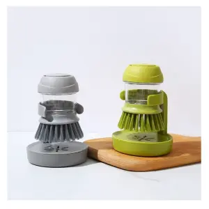 Cepillo Dispensador Jabón Lava Loza