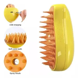Cepillo De Vapor Para Gatos 3 En 1