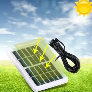 Bombillo Con Panel Solar Recargable