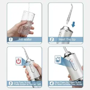 Irrigador Bucal Oral Recargable combox2