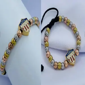 Pulsera Tipo Neopreno tres oros Equipos