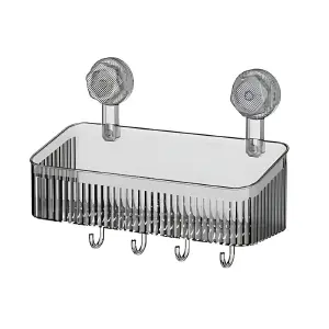Repisa Organizador Baño Cocina Ganchos