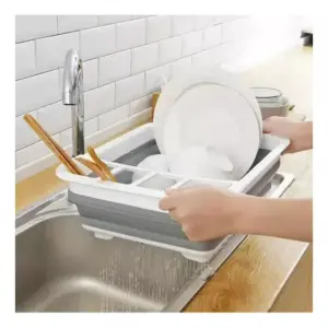 Escurridor De Platos Plegable Organizado