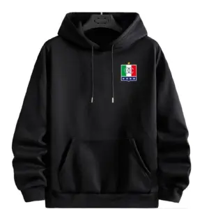 Buzo Buso,hoodies negro once caldas