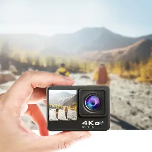 Camara Sumergible Doble Pantalla WIFI 4K