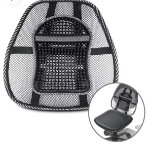 Cojín lumbar de malla transpirable