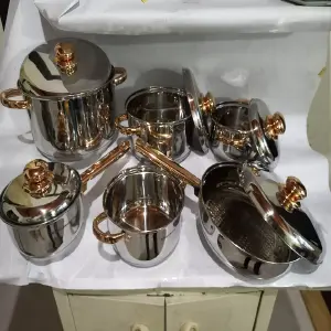 BATERIA DE 12 PIEZAS +TETERA+5 CREMAS