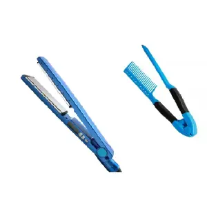 Combo Plancha Nano Titanium Y Peineta