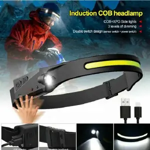 Linterna Frontal Led Brillante cabeza