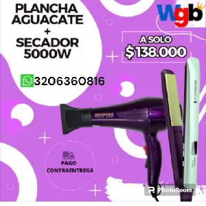 plancha y secador