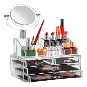 ORGANIZADOR DE MAQUILLAJE MÁS ESPEJO