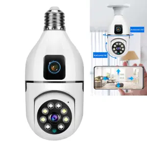 CAMARA BOMBILLO DOBLE LENTES V380